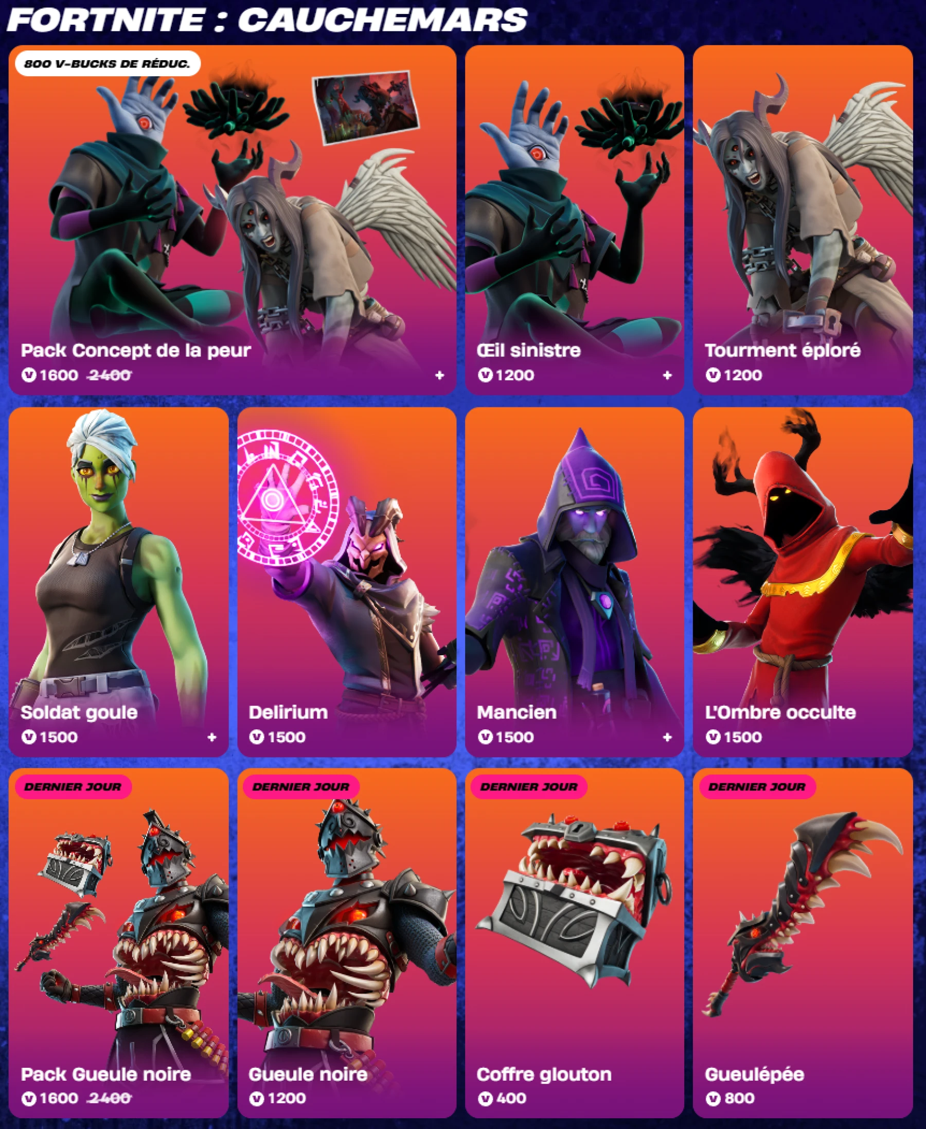 Fortnite : Cauchemars