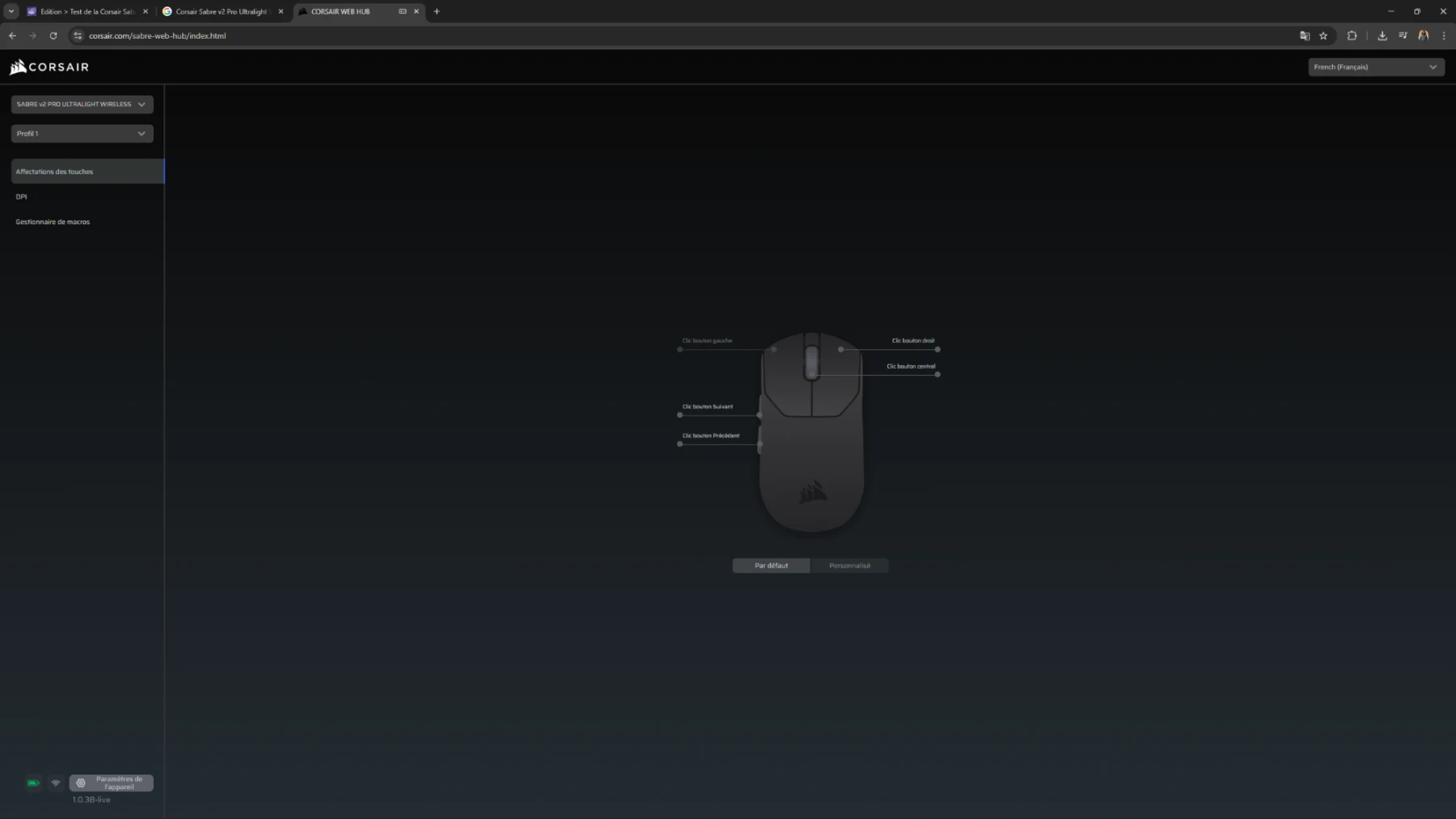 Corsair Web Hub Capture Corsair Web Hub