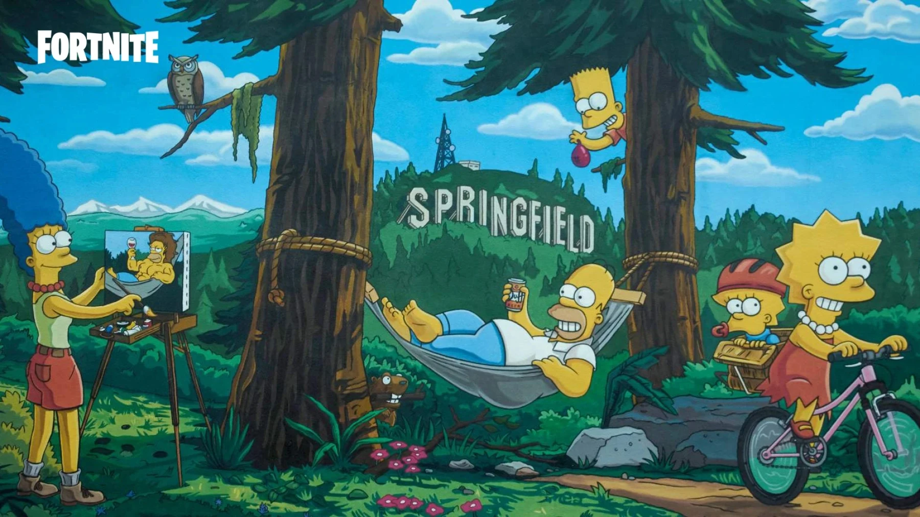 Les skins Fortnite Les Simpson Les skins Fortnite Les Simpson