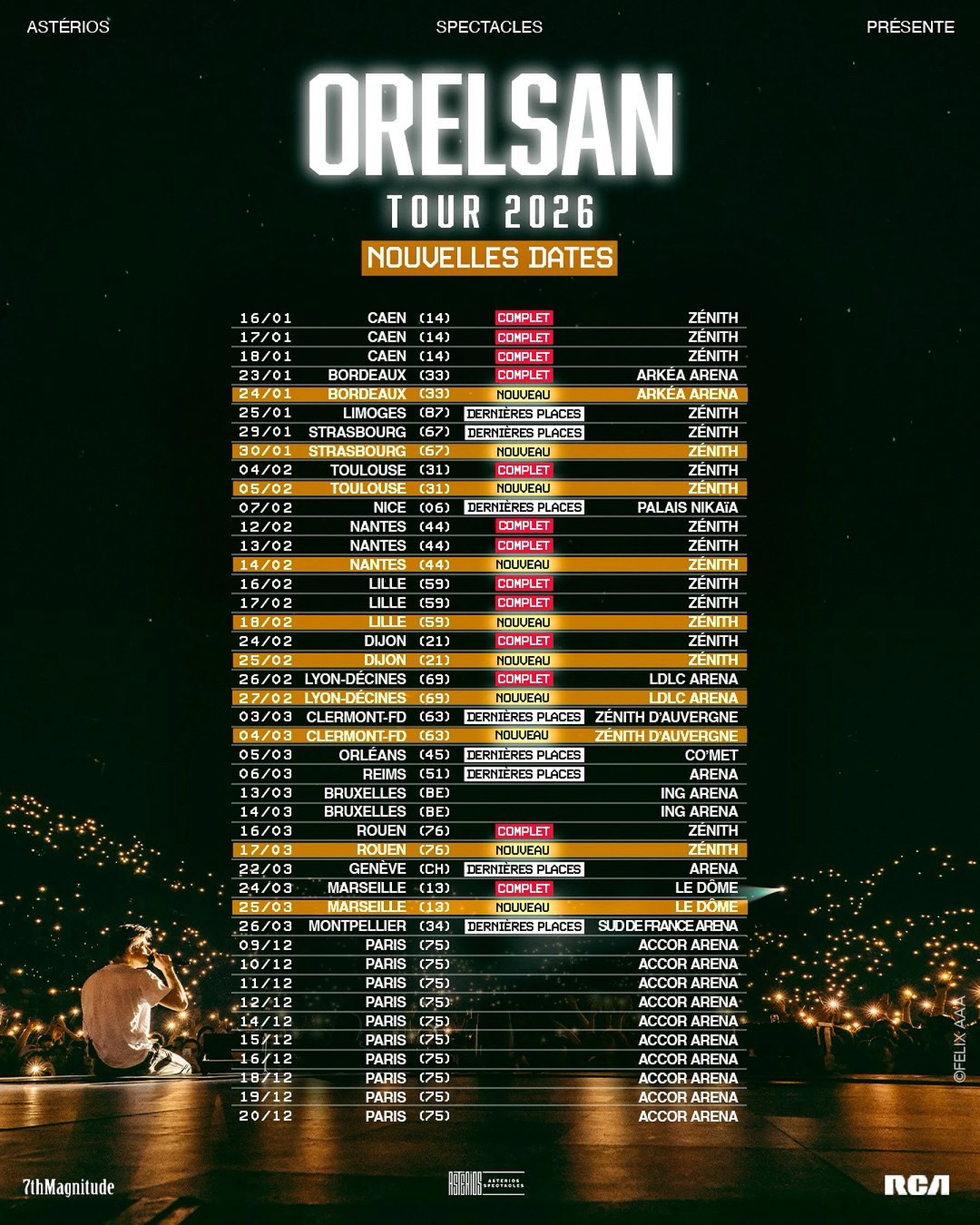 Orelsan tour 2026 image du Orelsan tour 2026