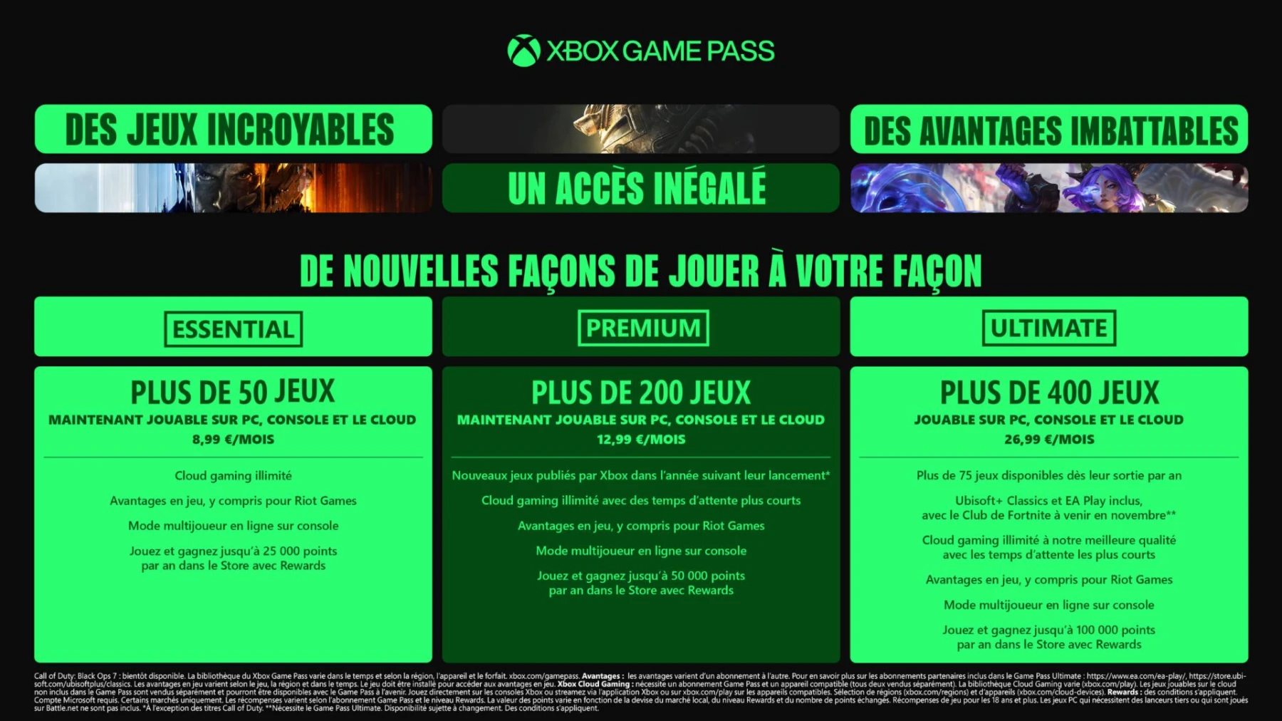 Xbox Game Pass image du Xbox Game Pass