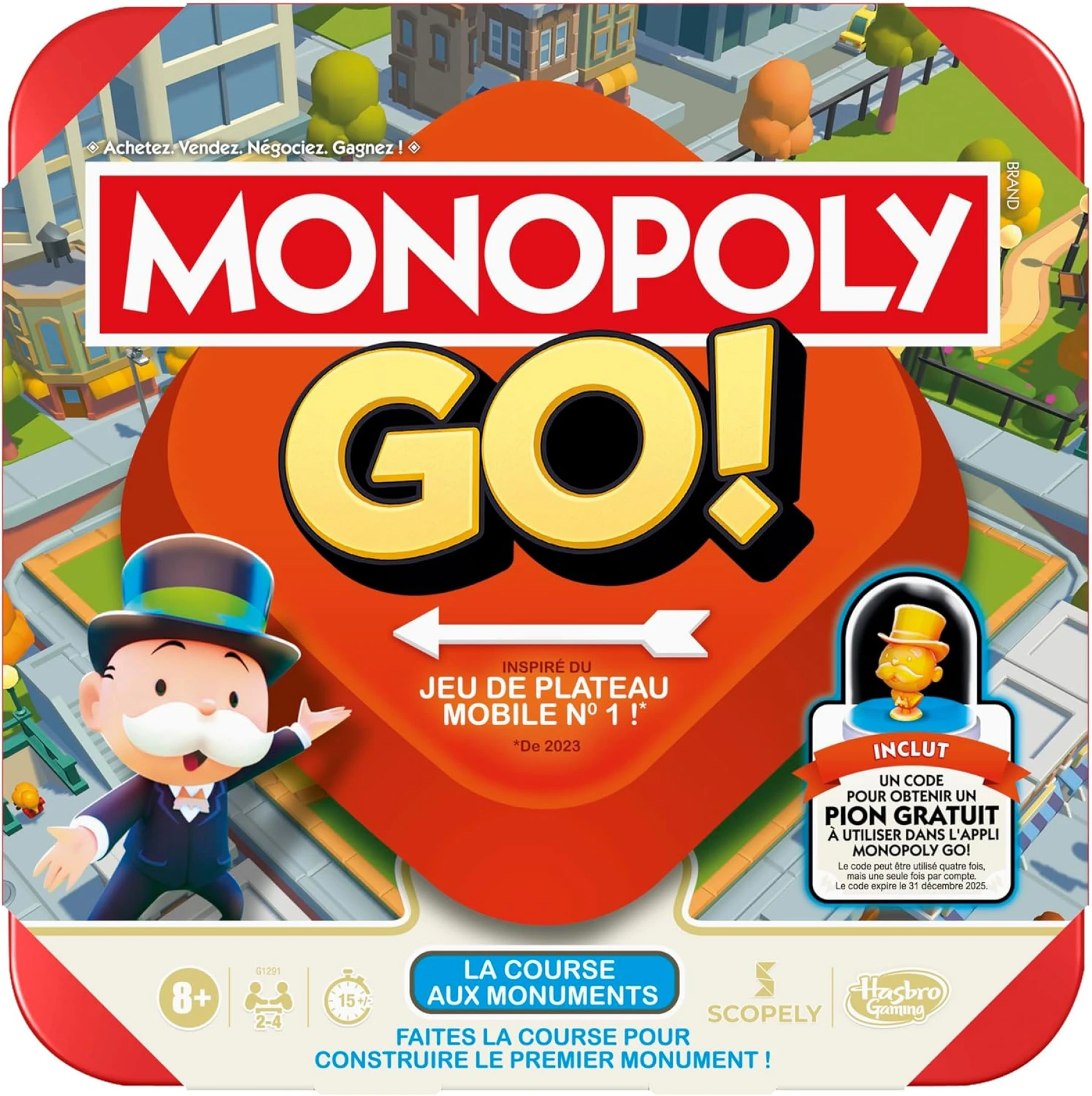 Pion en OR MONOPOLY GO