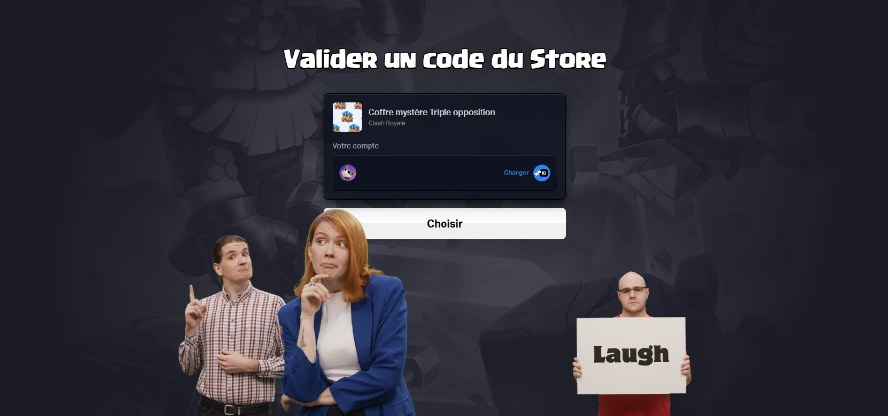 Coffre mystère Triple opposition