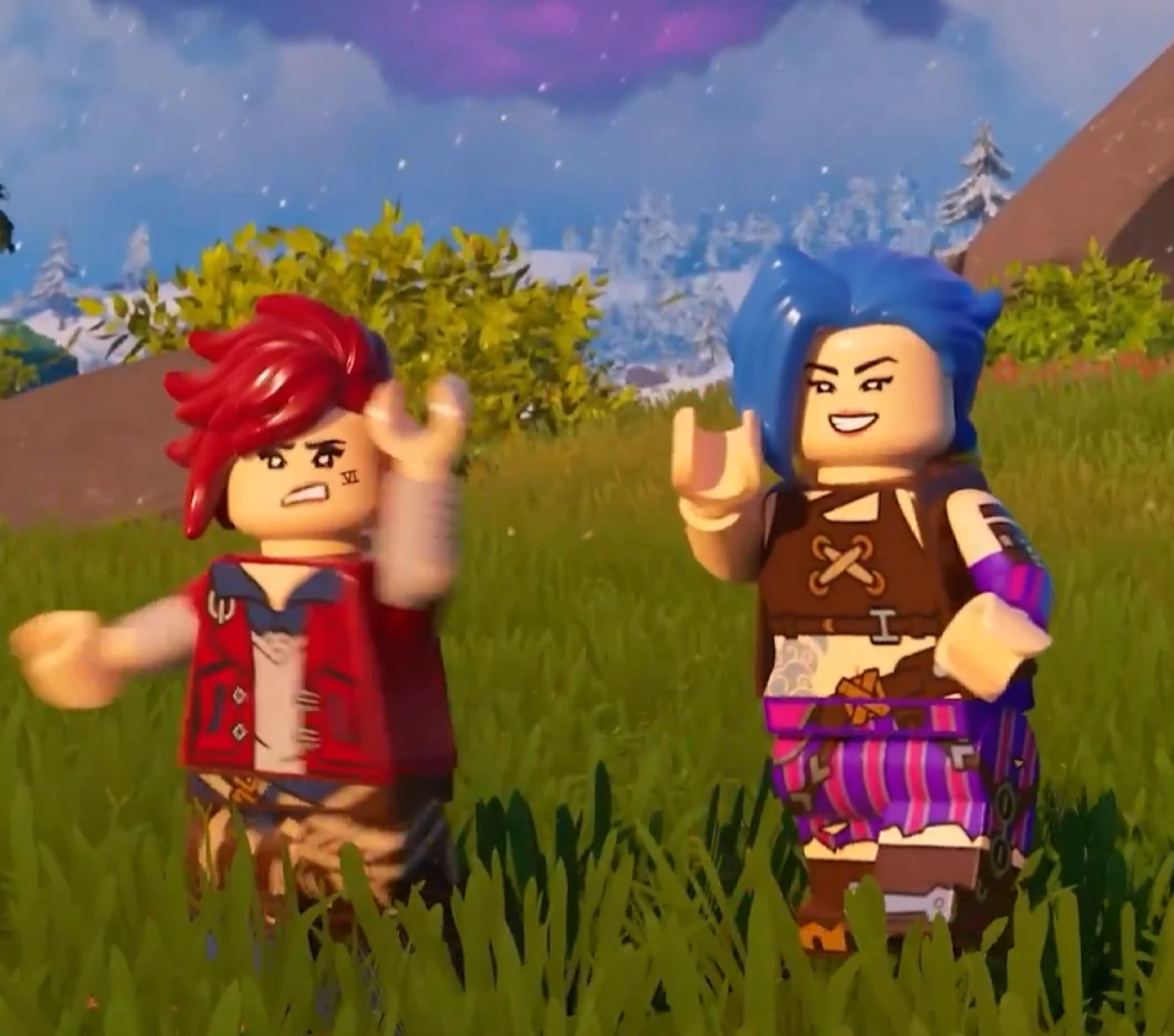 Image des skins Arcane x Fortnite LEGO
