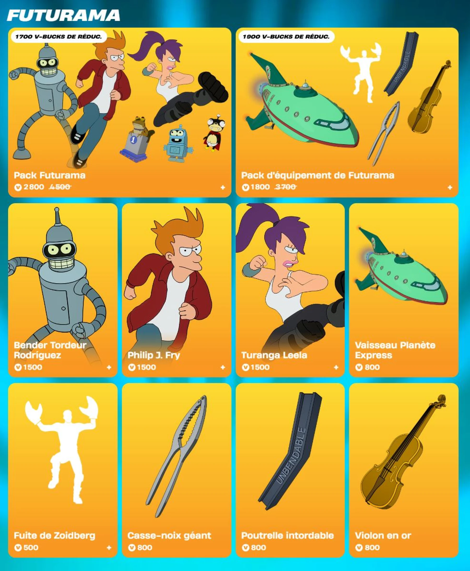 image de Fortnite x Futurama