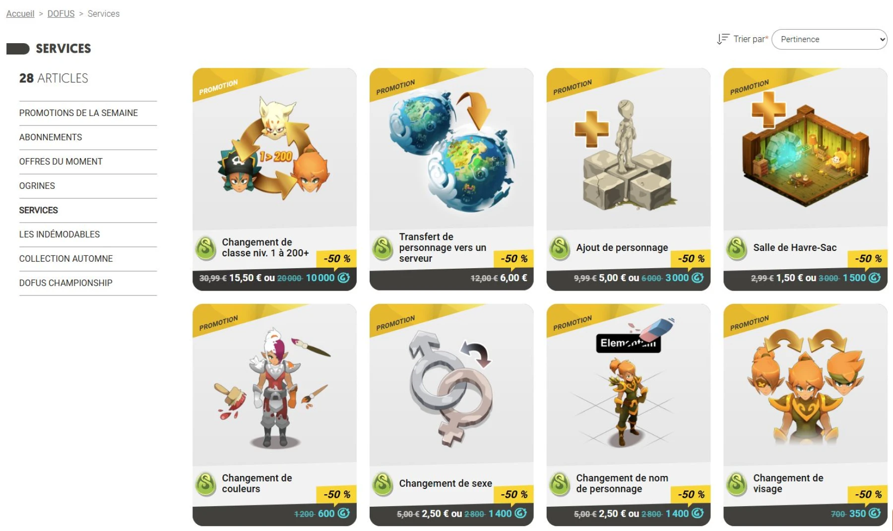 Dofus image du jeu Dofus - Black Friday
