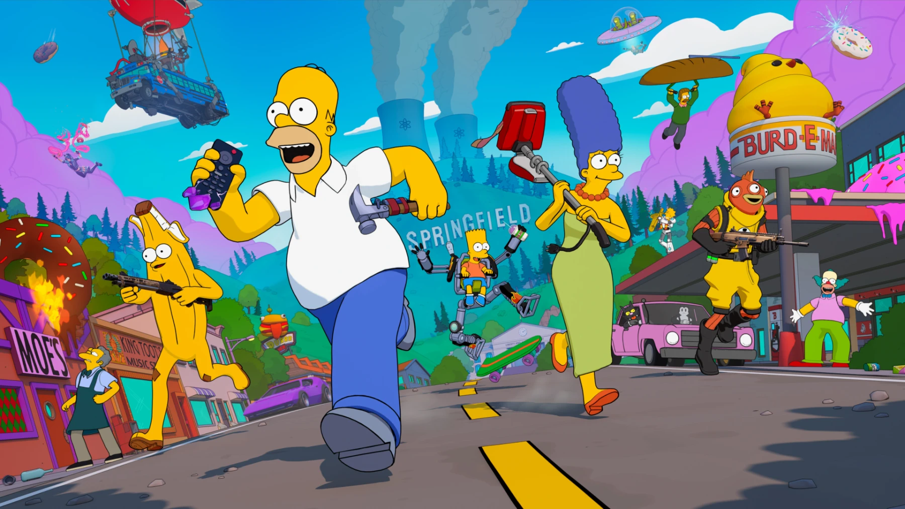 Fortnite x Les Simpson Fortnite x Les Simpson