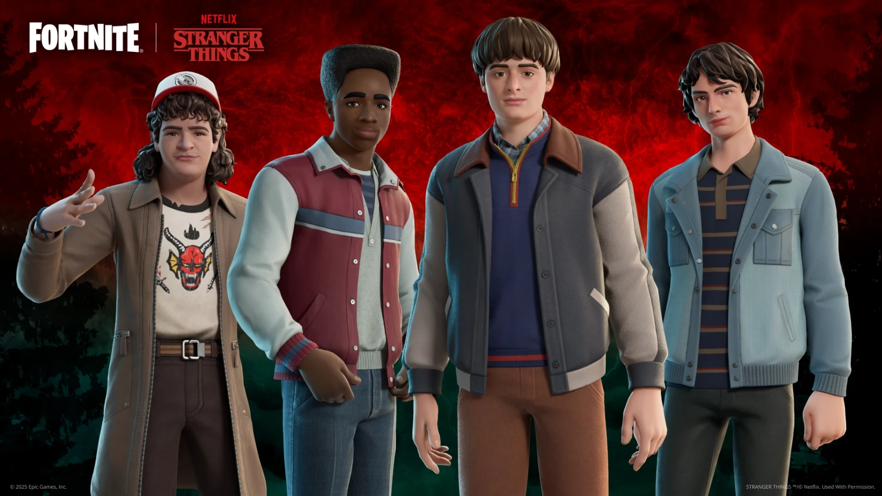 Image de skins Stranger Things dans Fortnite