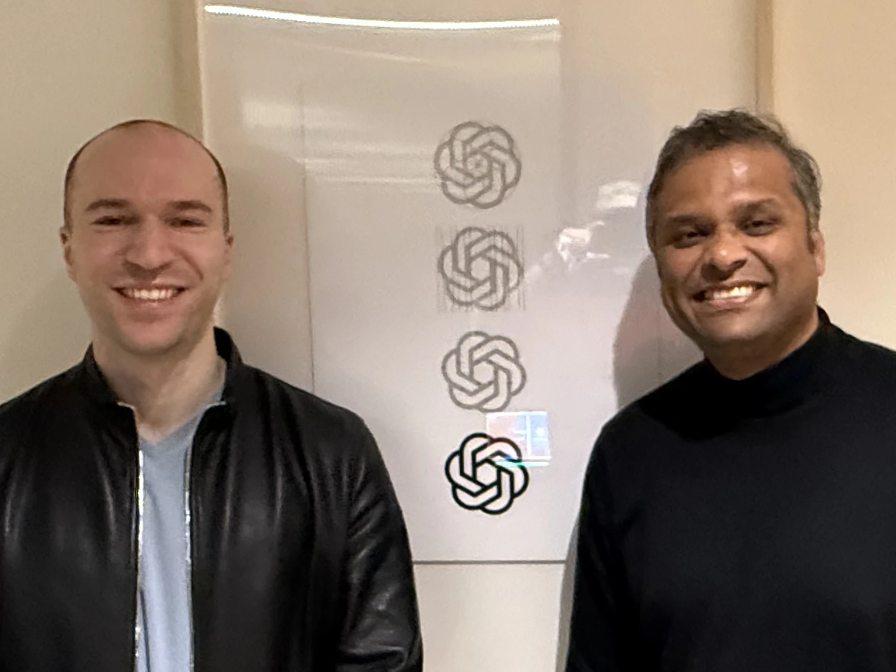 Greg Brockman et Sachin Katti Greg Brockman et Sachin Katti