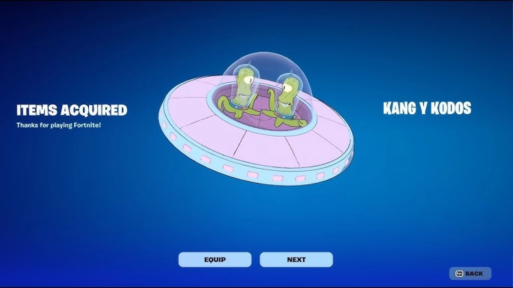 Kang et Kodos fortnite glider