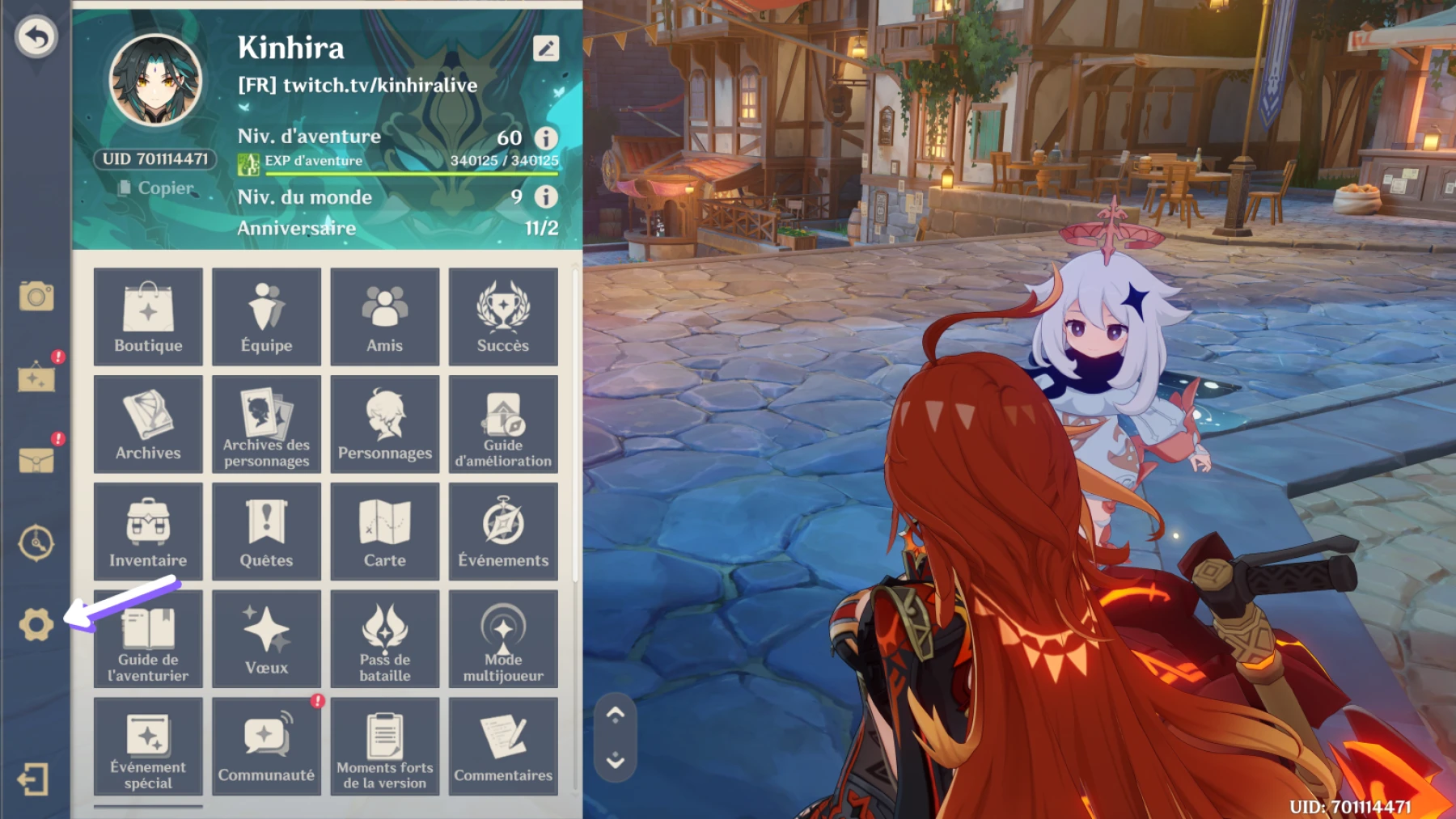 Image de activer un code Genshin impact (tutoriel)