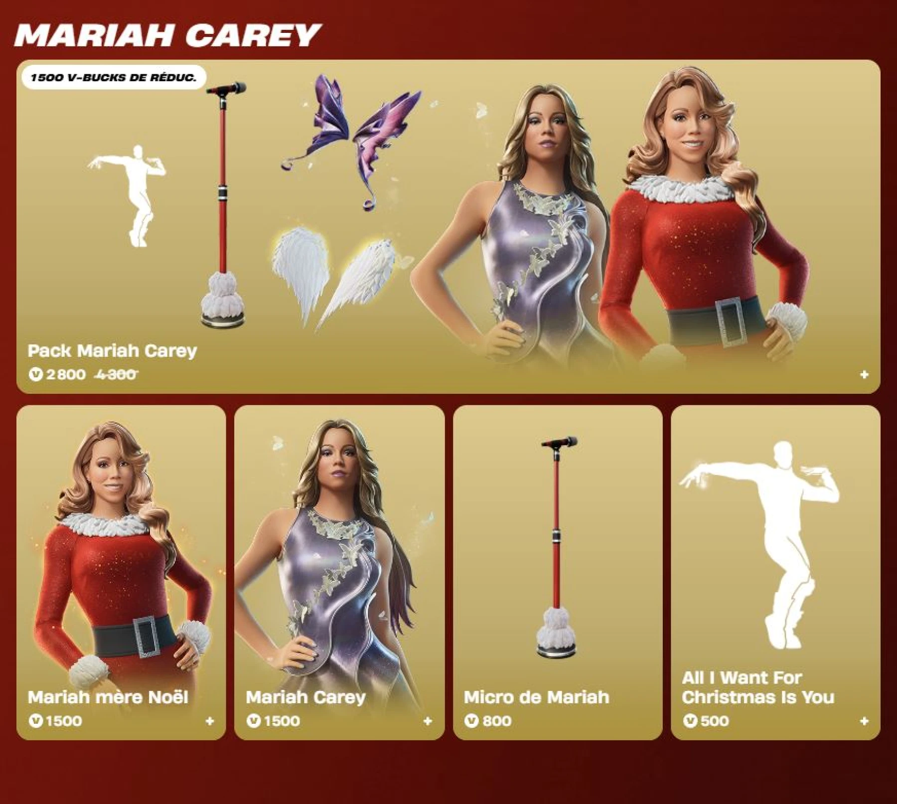 Fortnite x Mariah Carey image du jeu Fortnite x Mariah Carey