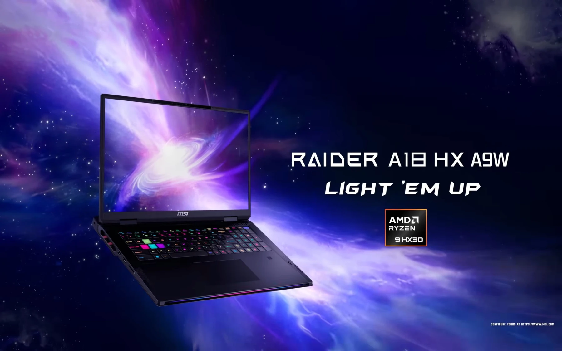 MSI Raider A18 HX A9WJG-009FR MSI Raider A18 HX A9WJG-009FR