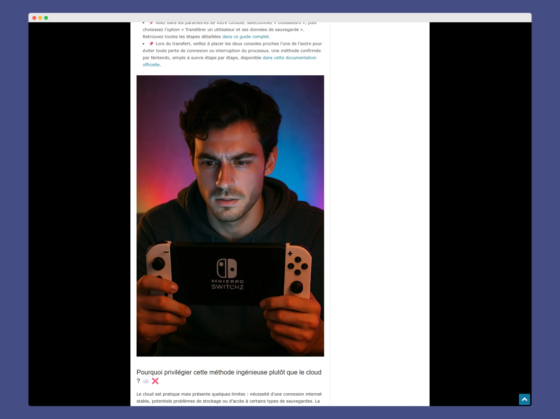 Image d'un site généré par l'IA Image d'un site généré par l'IA