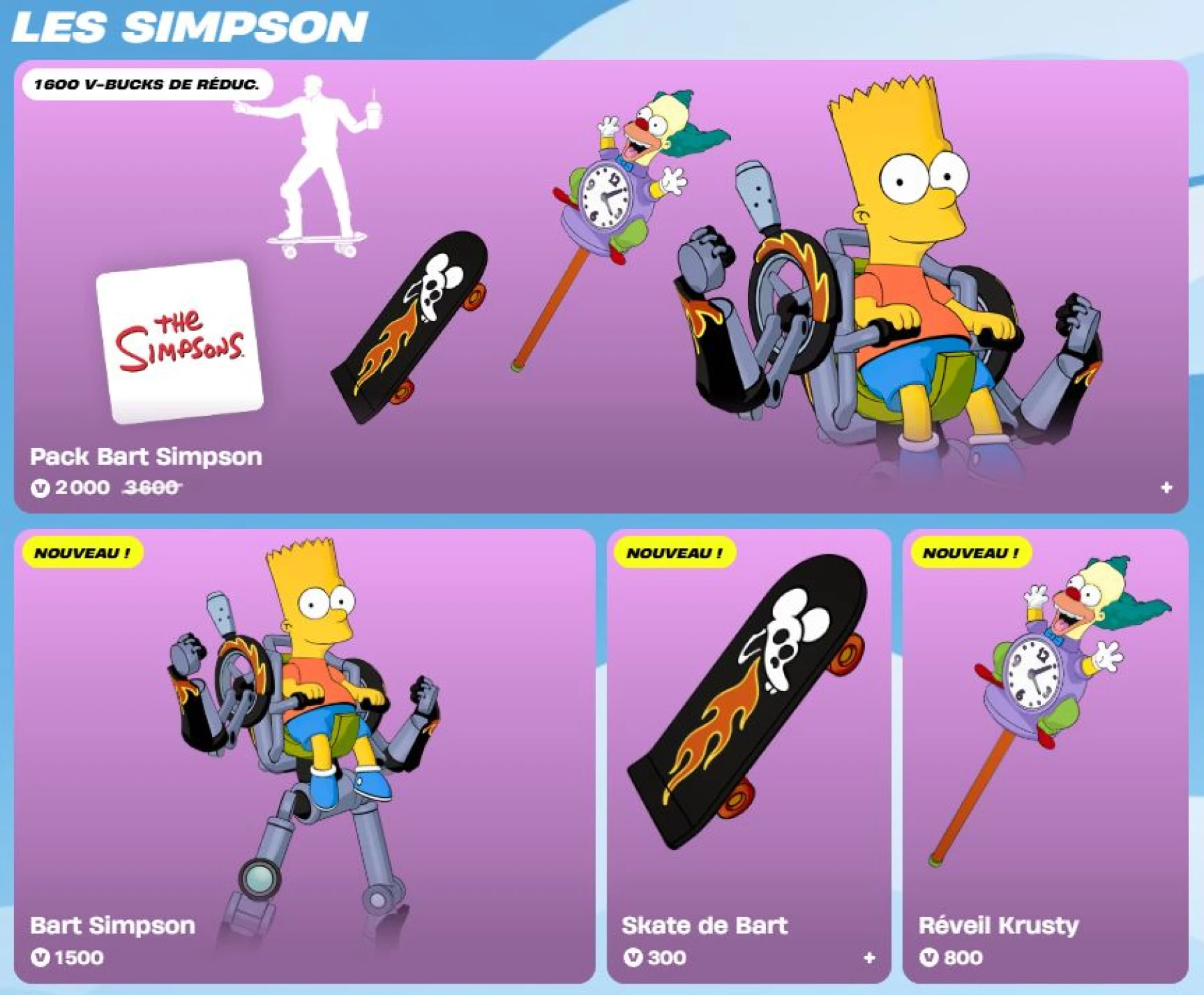 Fortnite x Les Simpson image du jeu Fortnite x Les Simpson