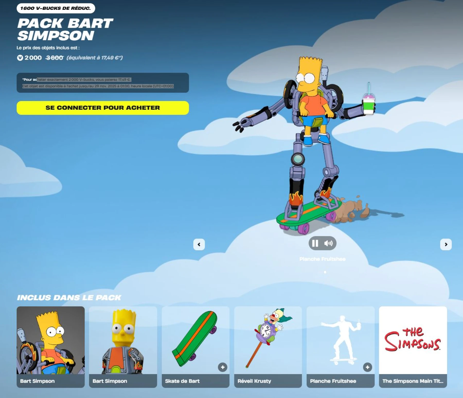 Fortnite x Les Simpson image du jeu Fortnite x Les Simpson