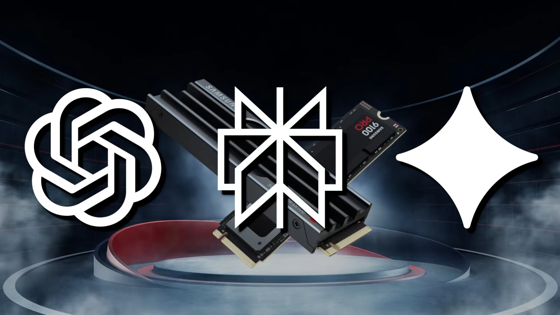 SSD Samsung utilisé pour l'IA