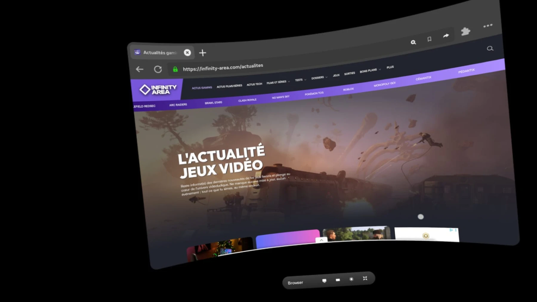 Image d'une immersion VR Image d'une immersion VR