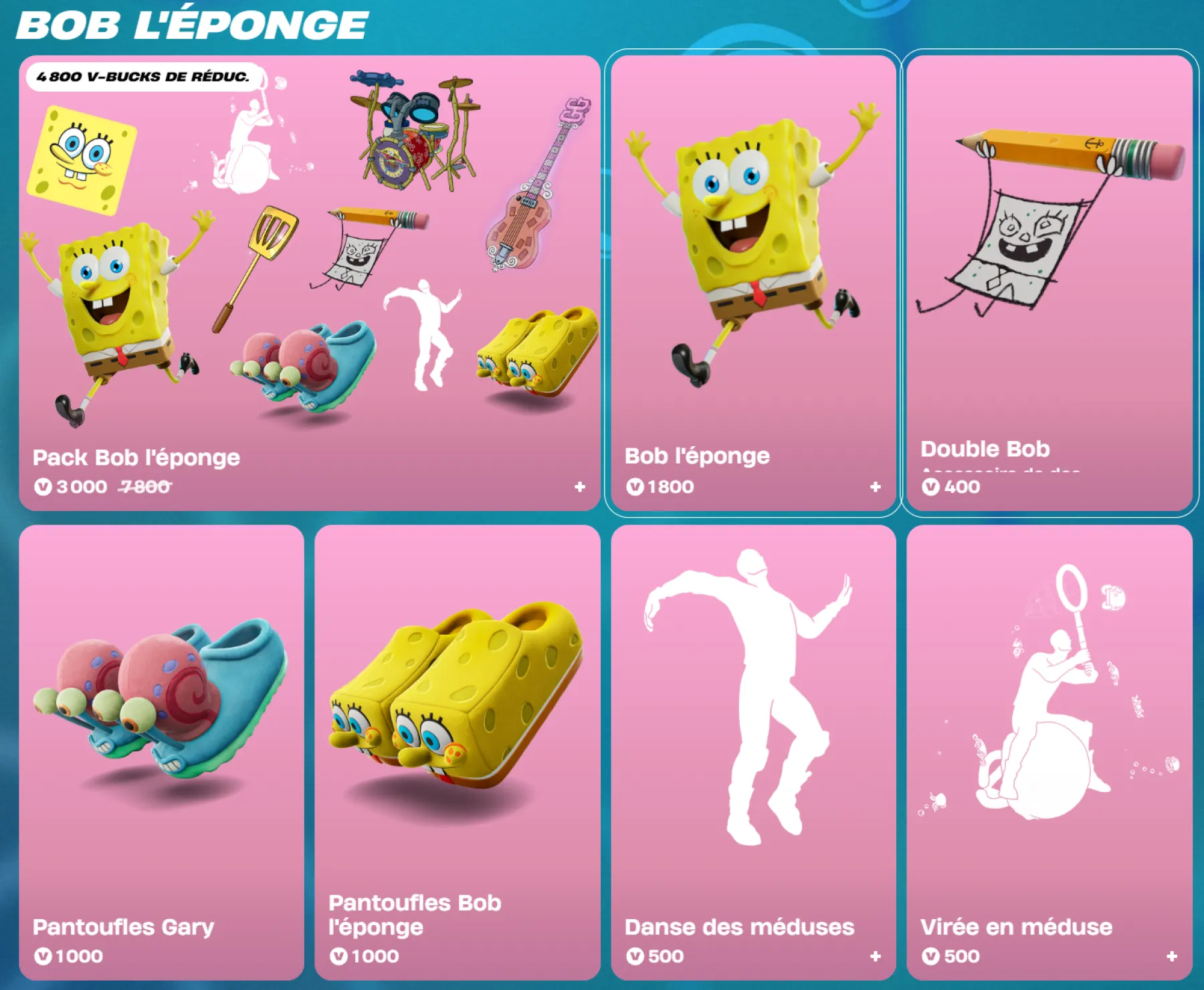 Bob l'éponge Fortnite