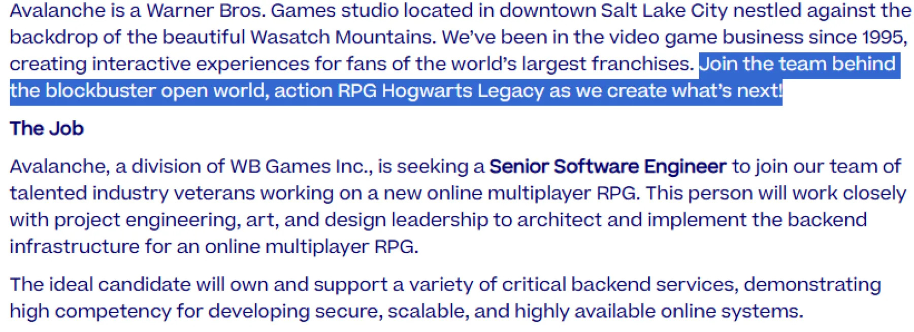 offre d'emploi document