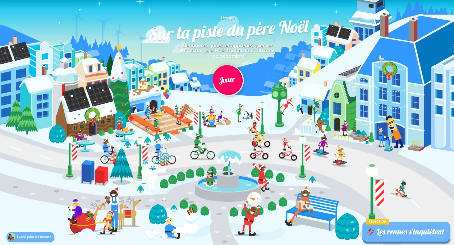 image du Santa Tracker 2025