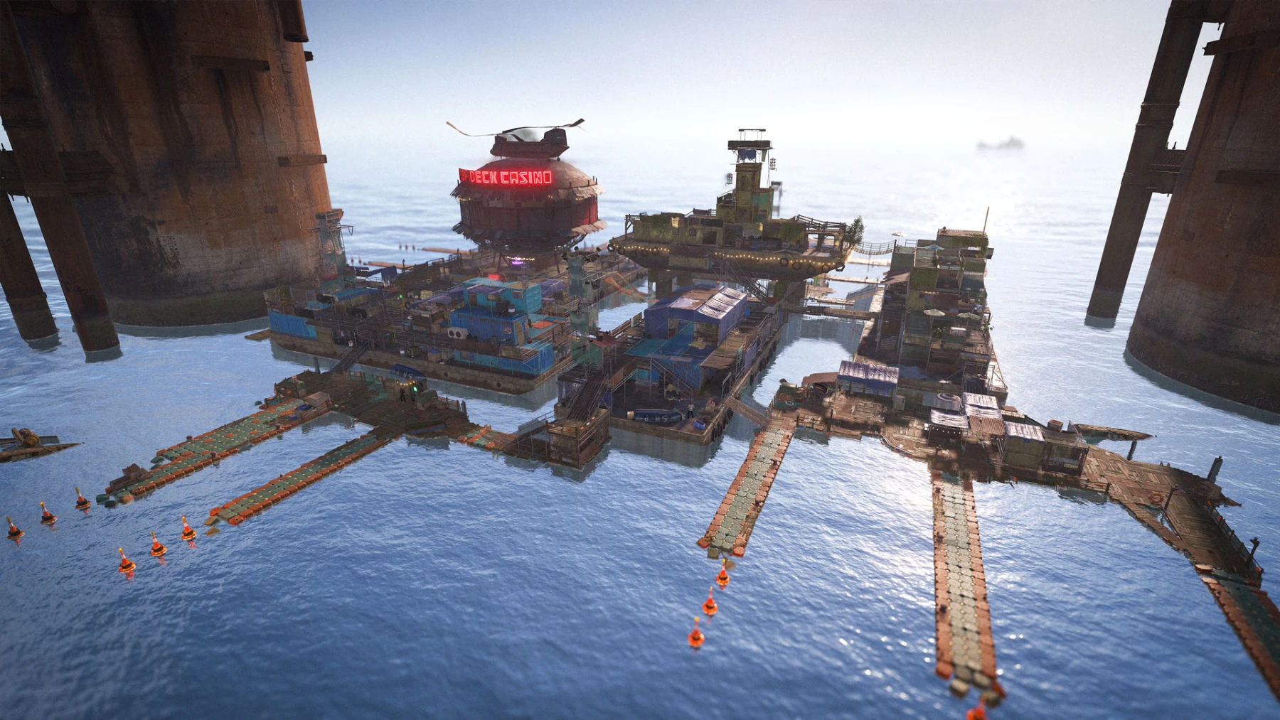 Rust image de la ville flottante Rust image de la ville flottante