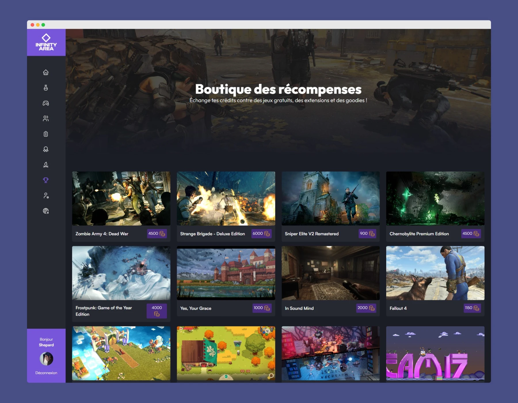 réseau social Infinity Area réseau social Infinity Area