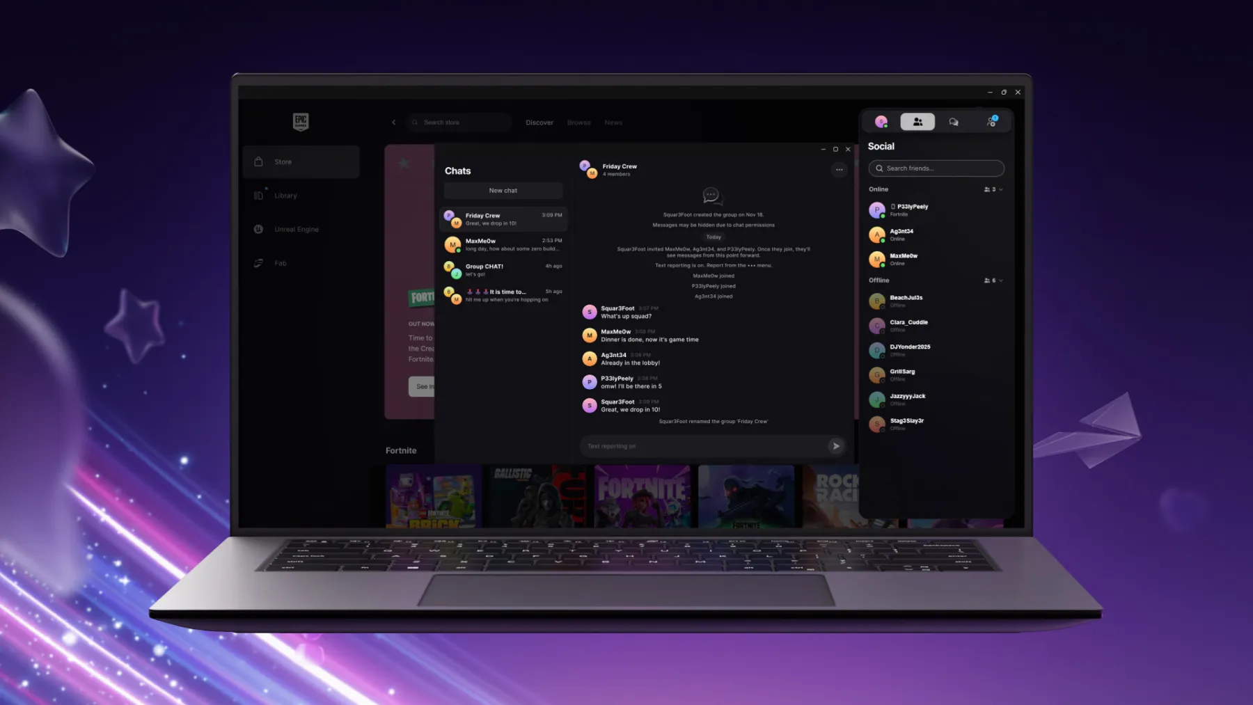Image de l'application Epic Games store
