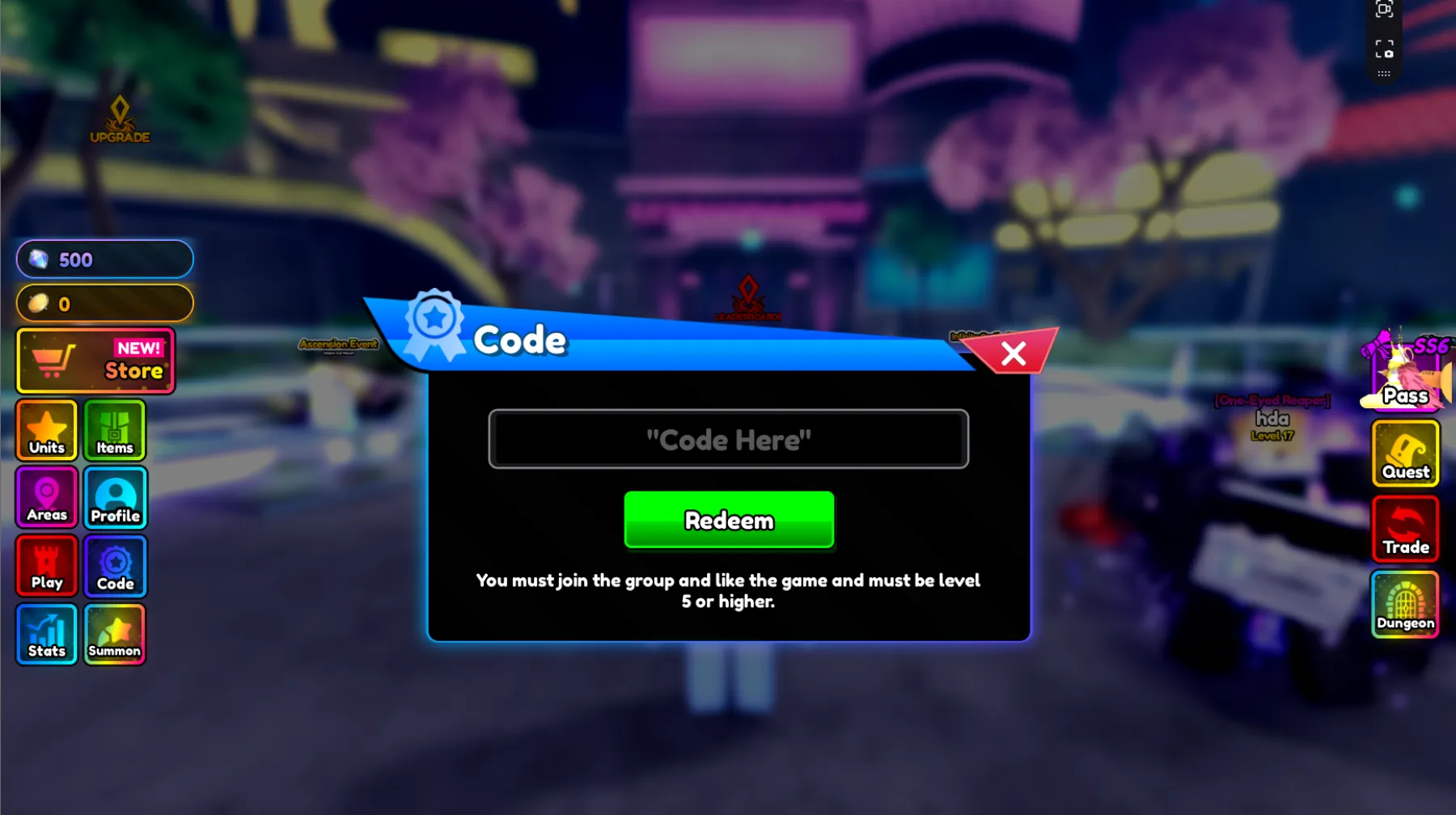 Anime Rangers X Menus