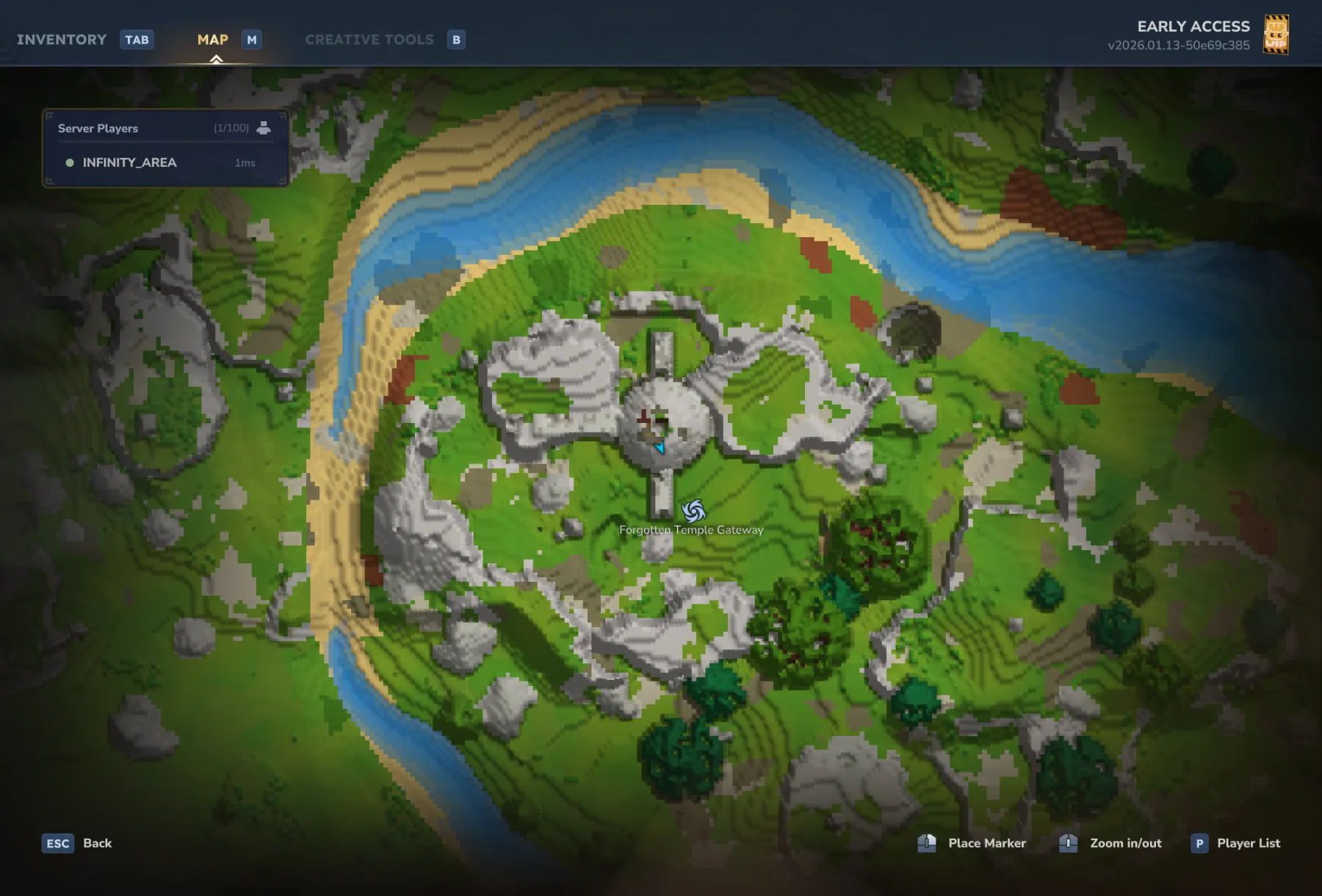 Image de l'emplacement du temple