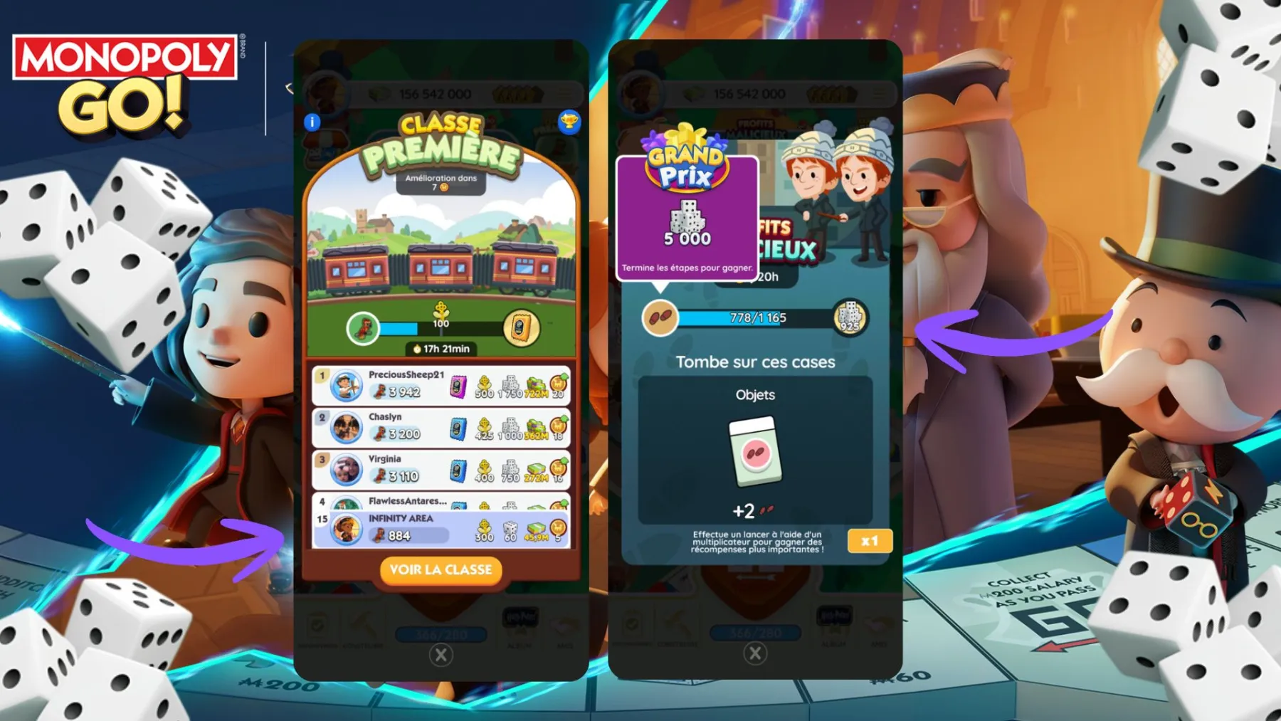 Image des défis monopoly go