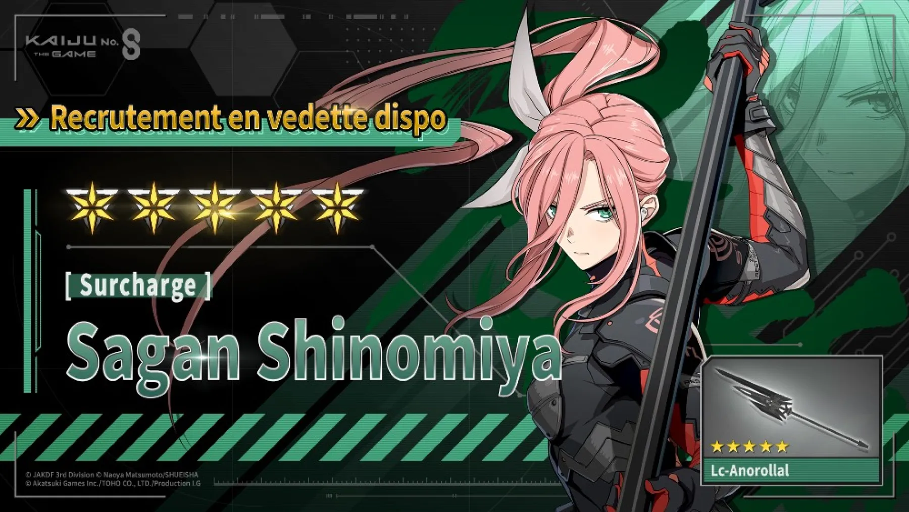 Nouveau personnage [Surcharge] Sagan Shinomiya