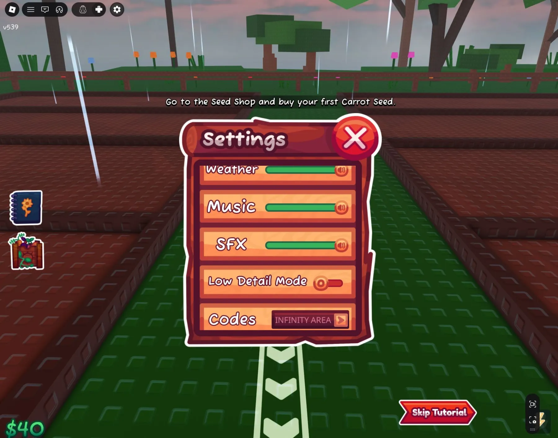 activer un code Garden Horizon