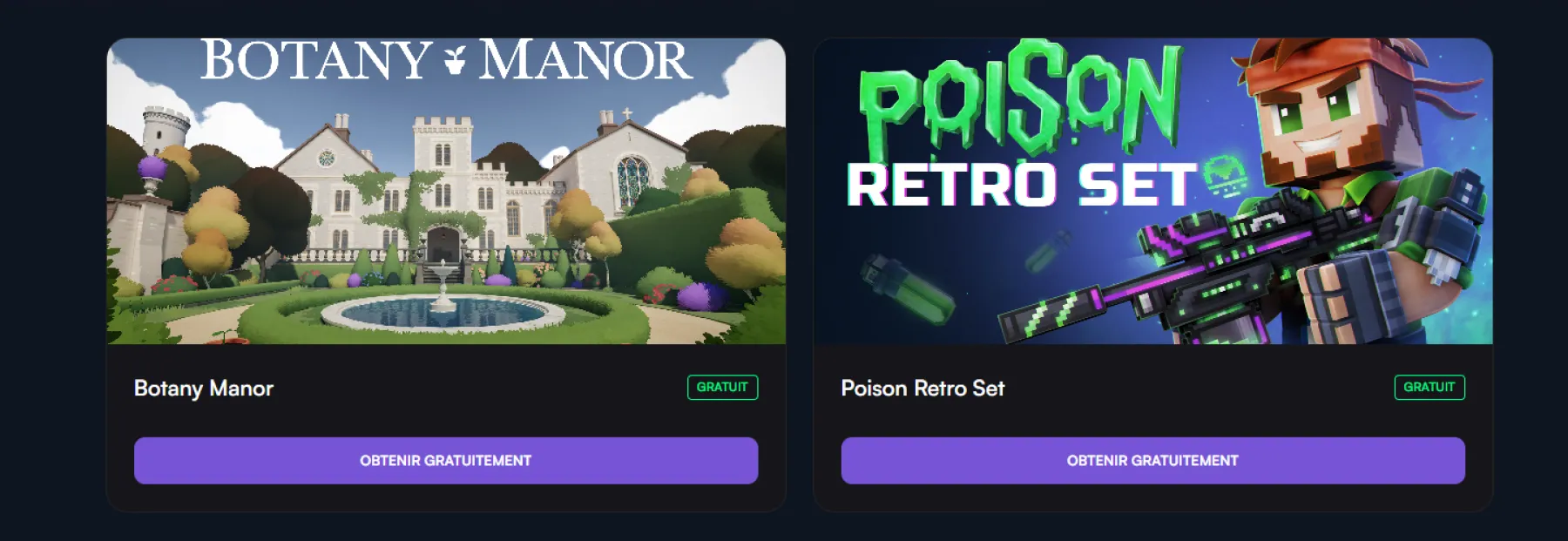 Jeux gratuit sur Epic Games en ce moment