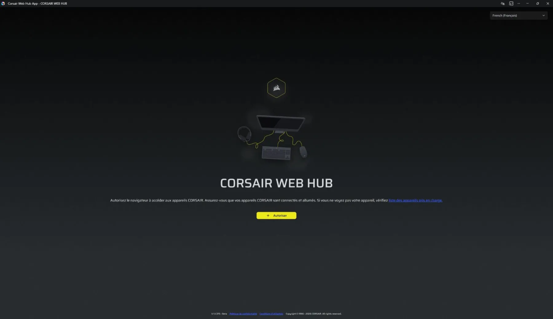 image du Corsair Web Hub