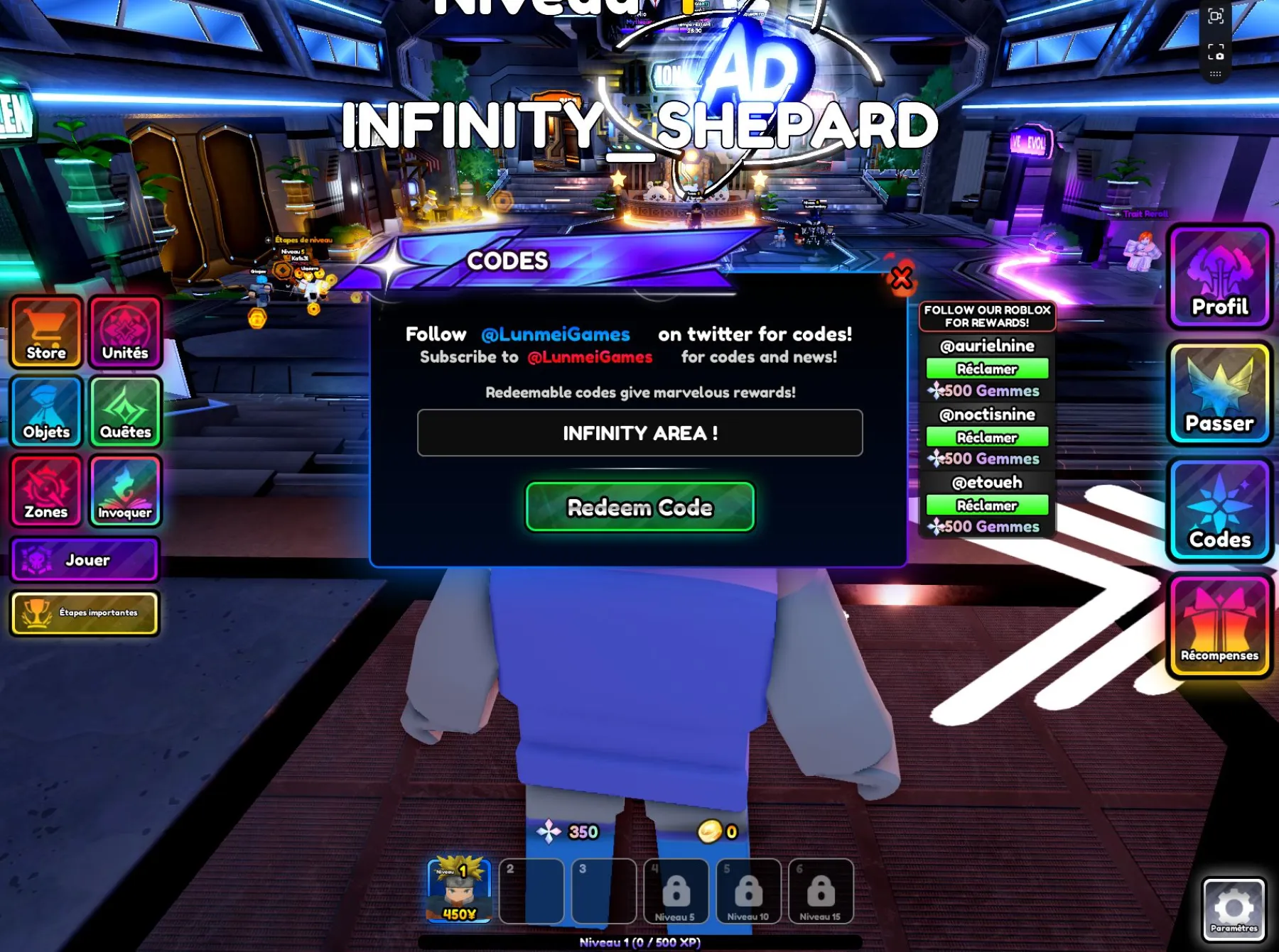 Image du tutoriel Codes Anime Paradox