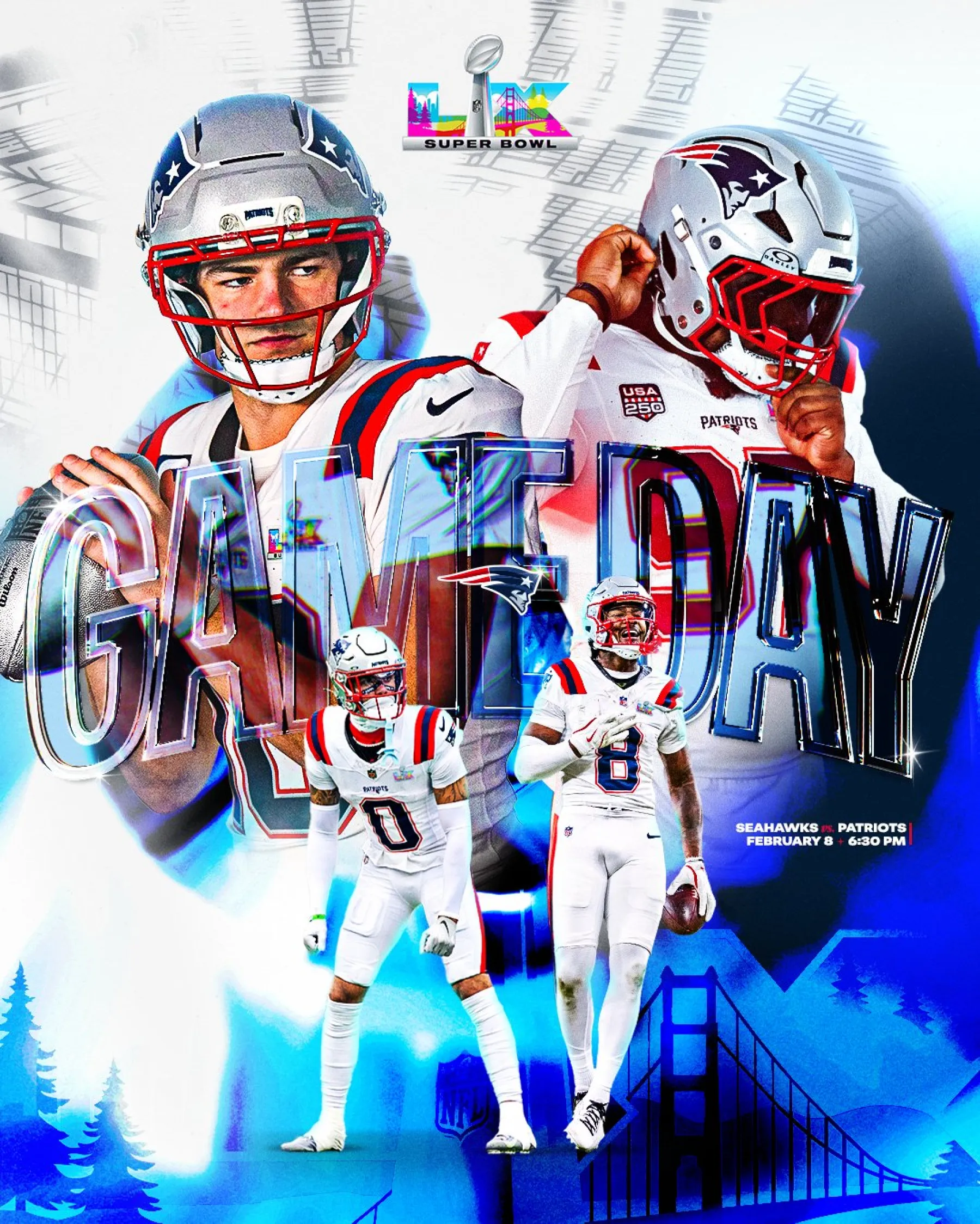 image des Seahawks de Seattle vs New England Patriots 