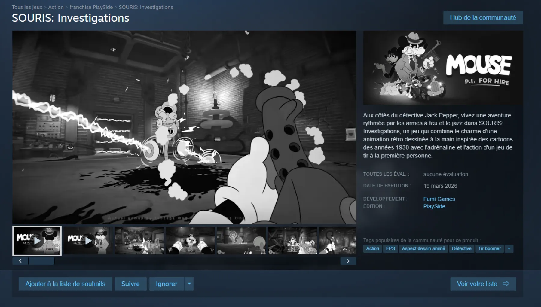 SOURIS: Investigations