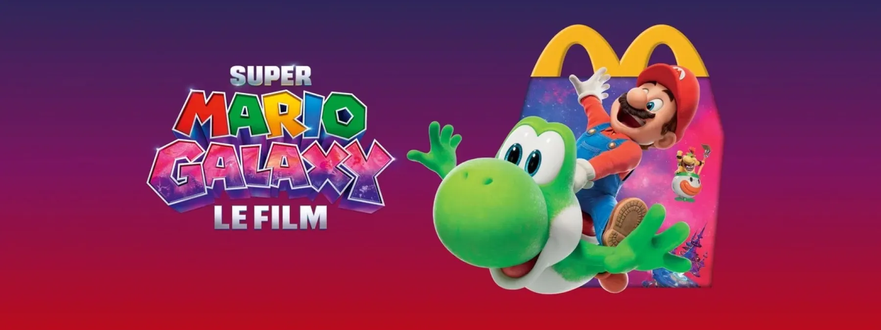 Super Mario Galaxy Le Film image de McDonald's Super Mario Galaxy Le Film