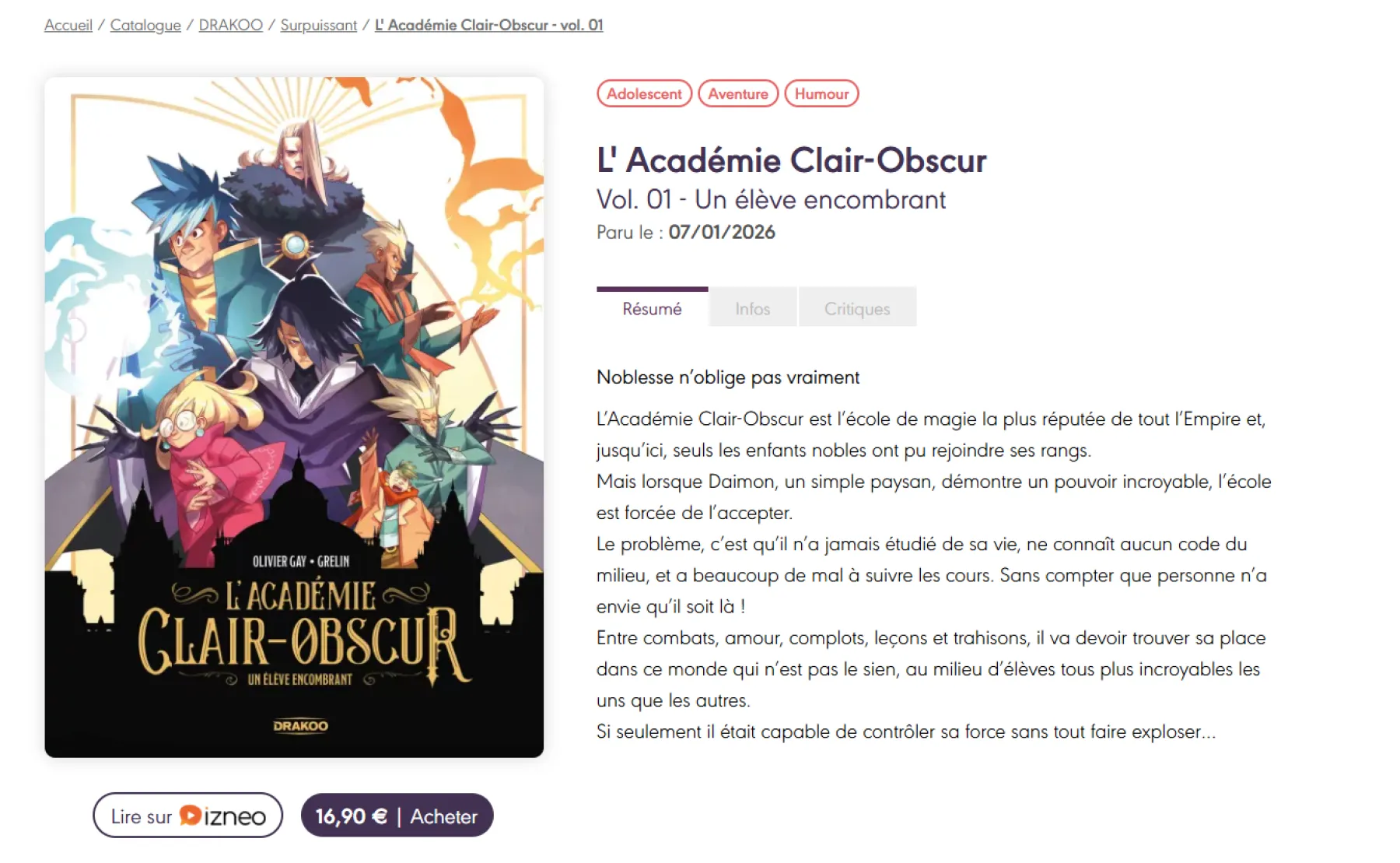 L' Académie Clair-Obscur