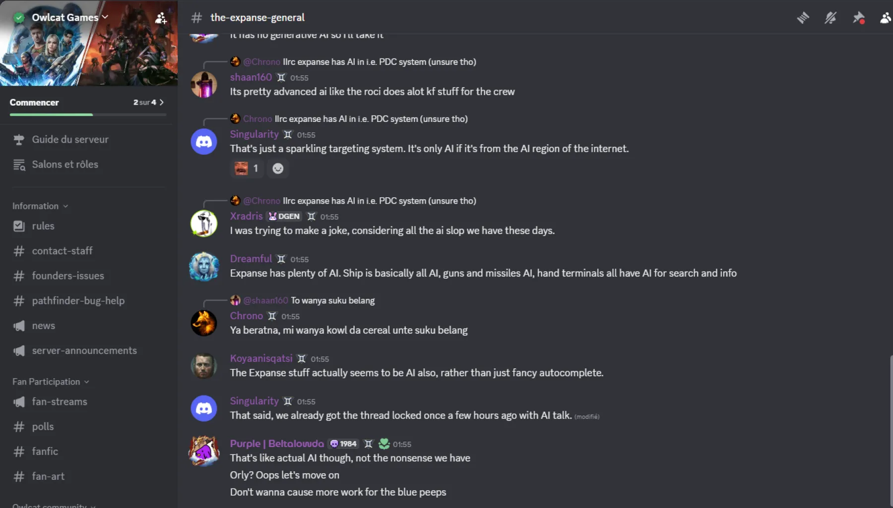 Discord Owcat Games Discord Owcat Games