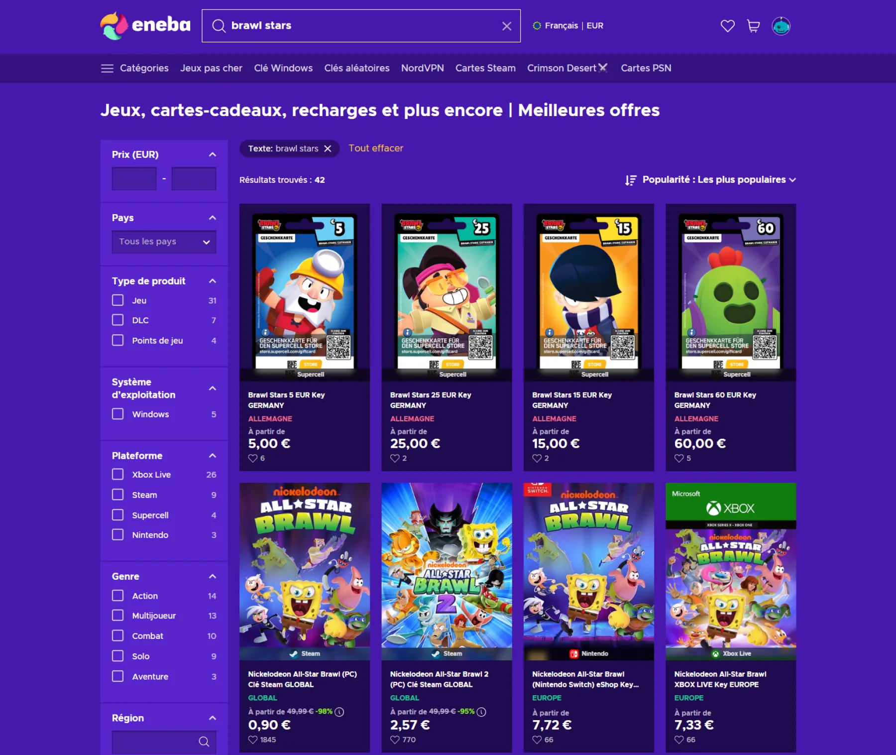 Brawl Stars Eneba