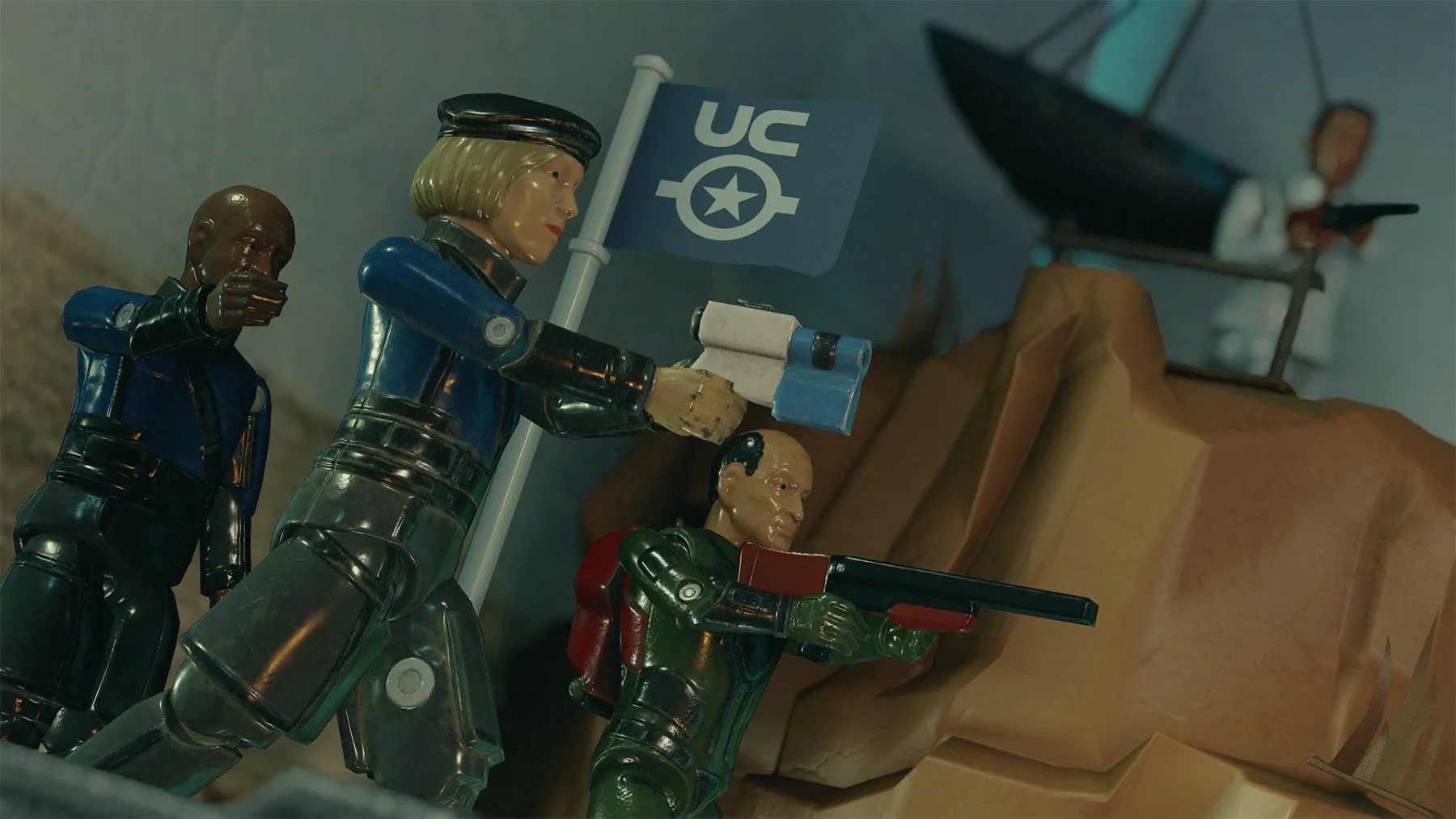 Image de Base sur astéroïde