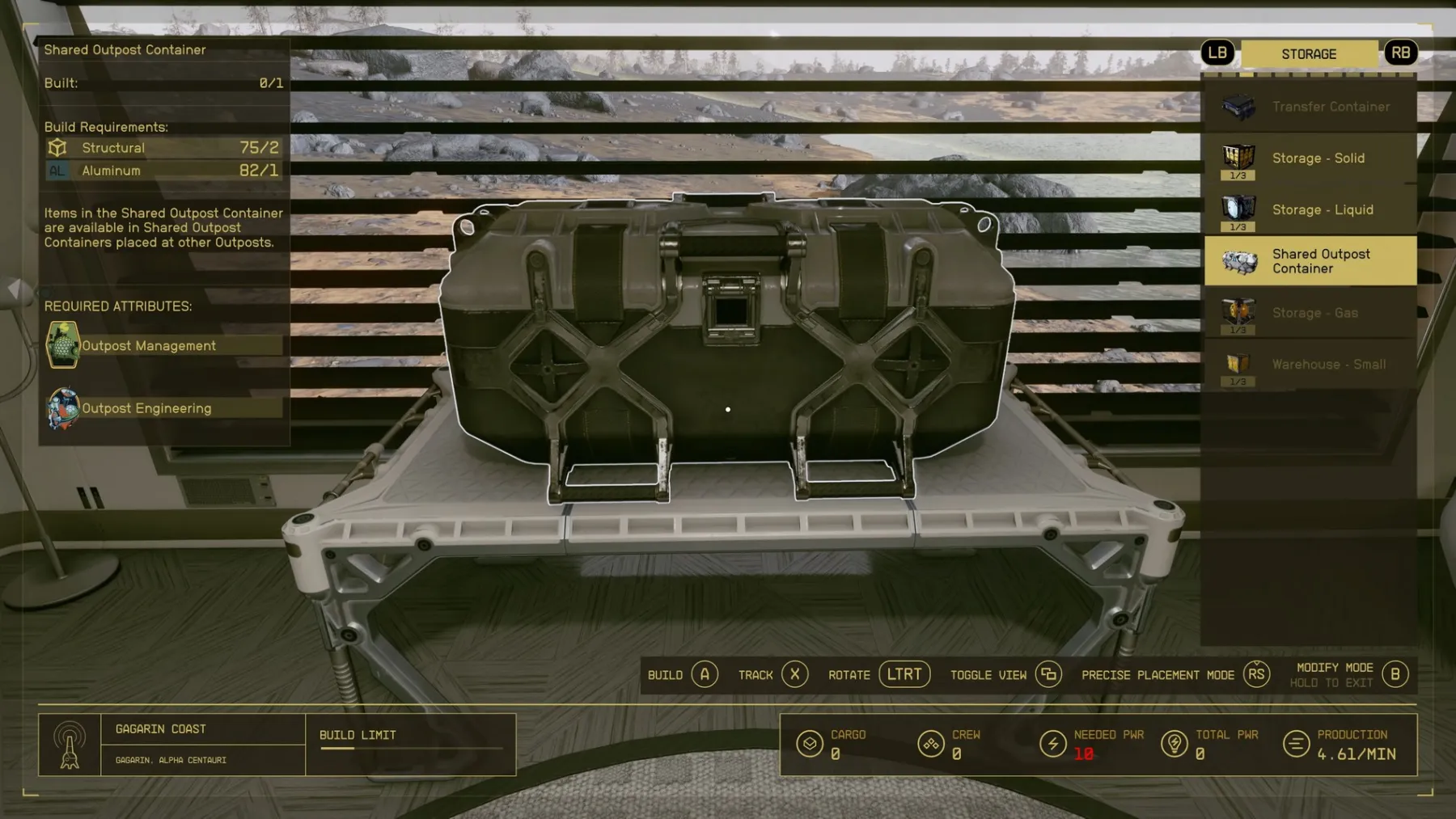 Shared Outpost Container Starfield