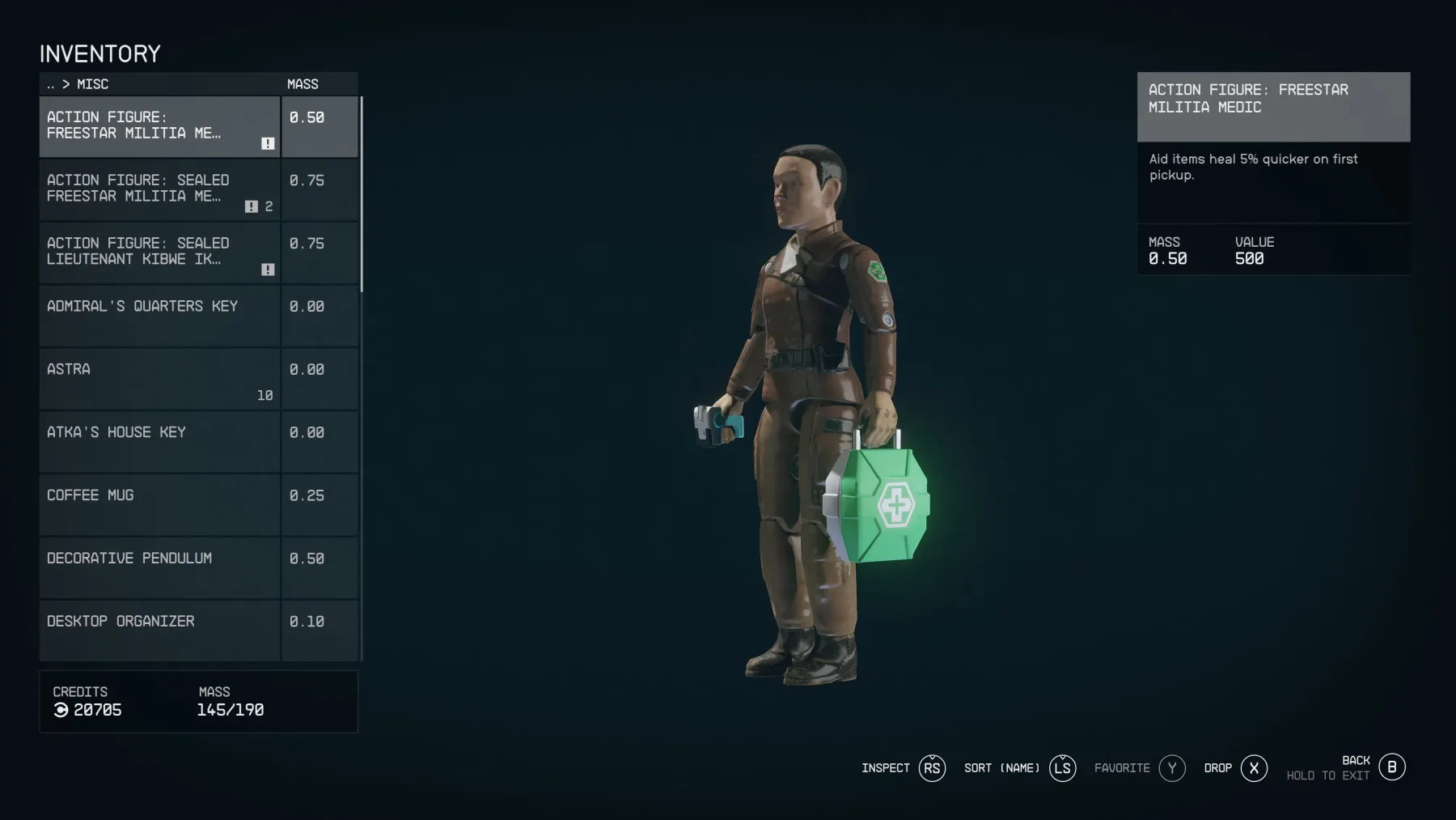 Starfield figurine Starfield figurine