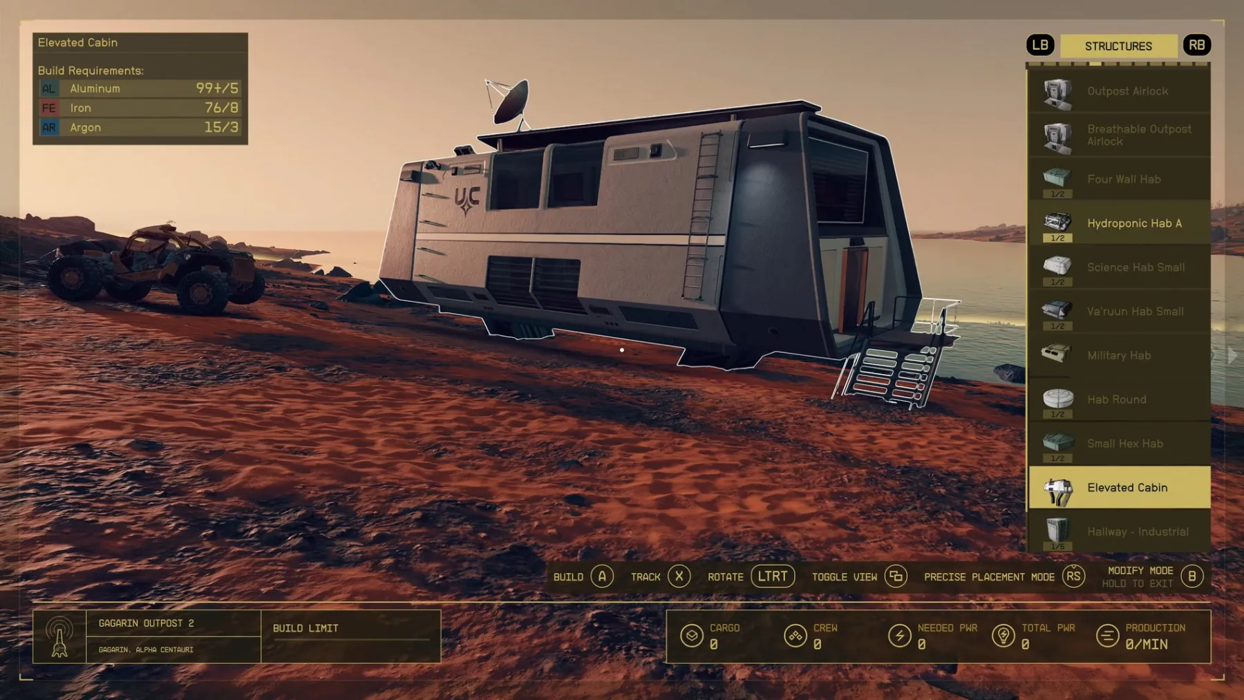 Starfield Avant-postes préfabriqués