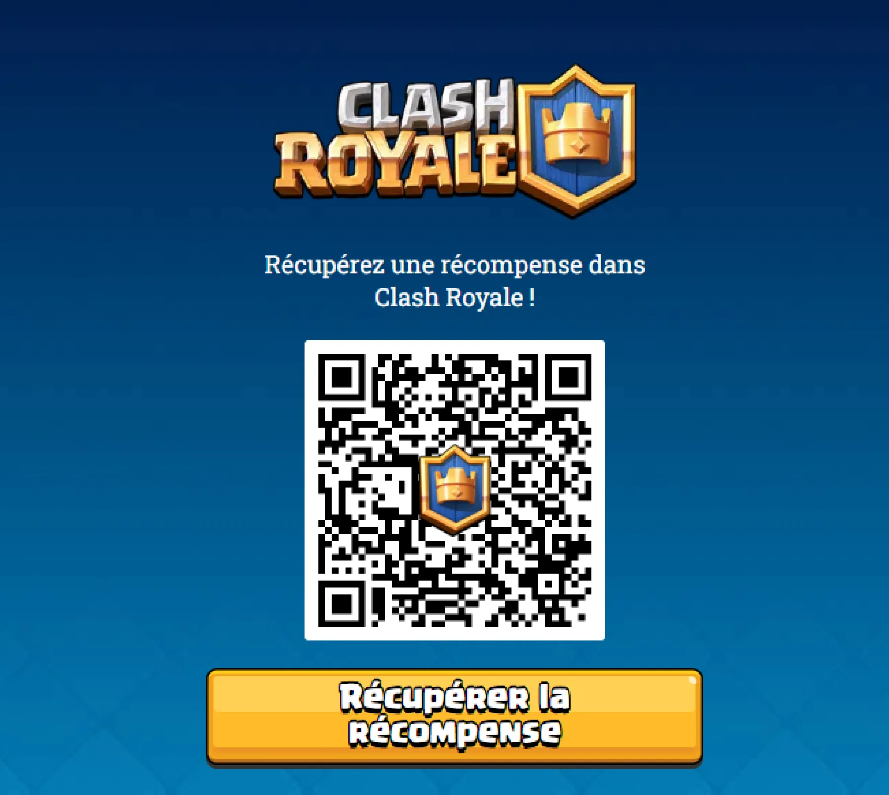 QR Code Clash Royale