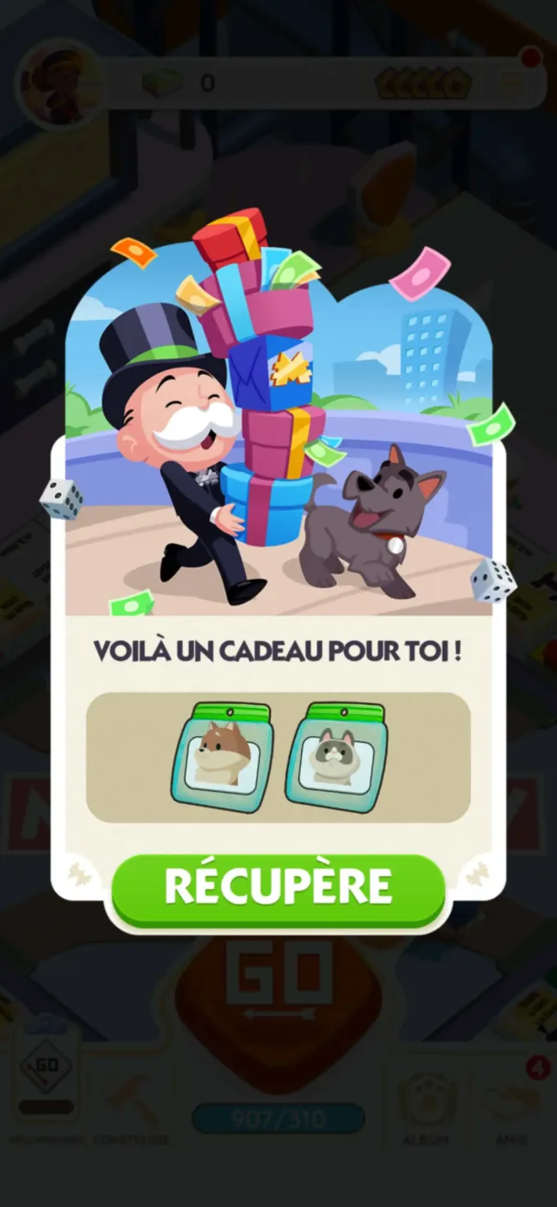 Monopoly GO : 2 émotes gratuites Monopoly GO : 2 émotes gratuites