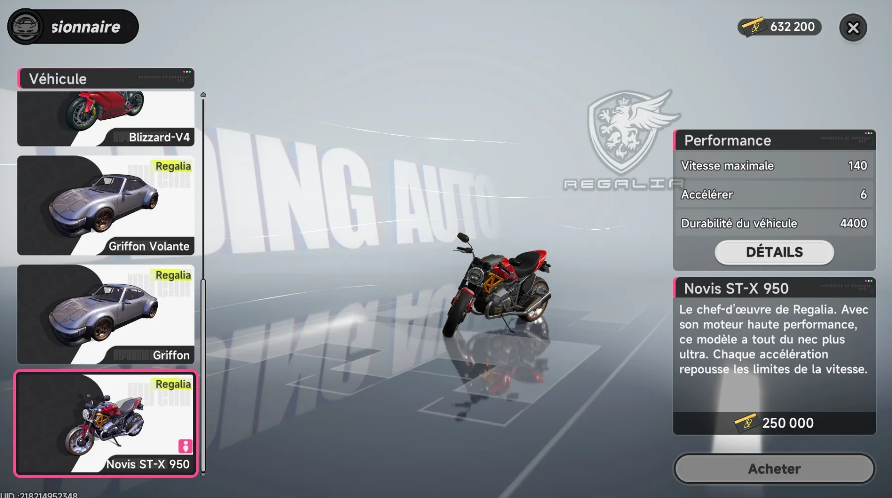 concessionnaire Regalia