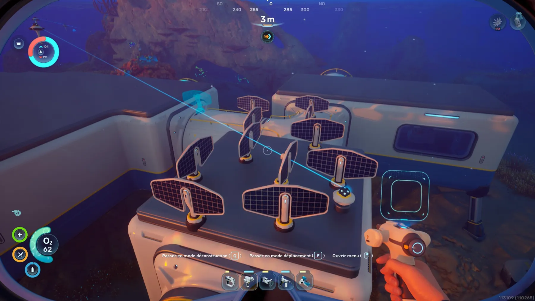 Base Subnautica 2 avec panneaux solaires